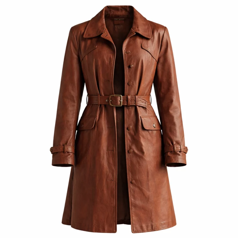 The Big Fake Aurora Giovinazzo Virginia Brown Coat