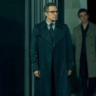 The Big Fake Claudio Santamaria Black Coat