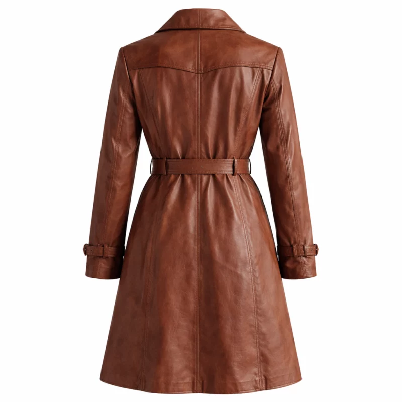 The Big Fake Giovinazzo Virginia Brown Coat