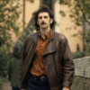 The Big Fake Pietro Castellitto Brown Jacket