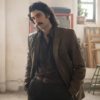 The Big Fake Pietro Castellitto Brown Leather Blazer