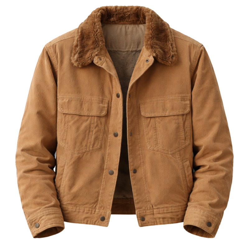 The Big Fake Toni Pietro Castellitto Brown Jacket