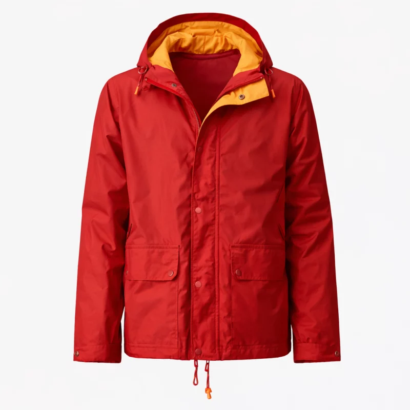 The Incomer 2026 Daniel Domhnall Gleeson Red Jacket