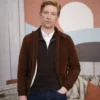 The Incomer Domhnall Gleeson Brown Jacket