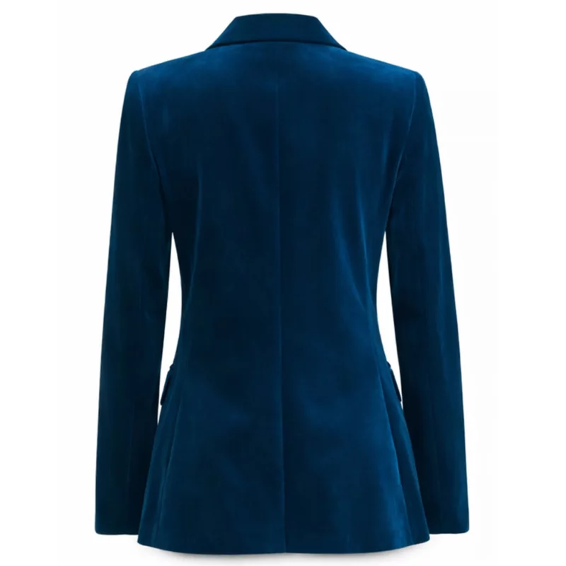 The Lincoln Lawyer S04 Becki Lorna Crane Blue Velvet Blazer