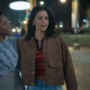 The Lincoln Lawyer S04 Gigi Zumbado Brown Jacket