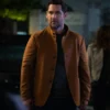 The Lincoln Lawyer S04 Manuel Garcia-Rulfo Brown Jacket