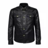 The Masked Singer US S14 Robin Thicke Black Leather Jacket