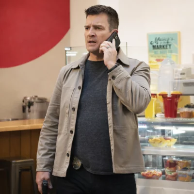 The Rookie S08 Nathan Fillion Grey Jacket