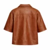 The Tonight Show S13 Kareem Leather Brown Jacket