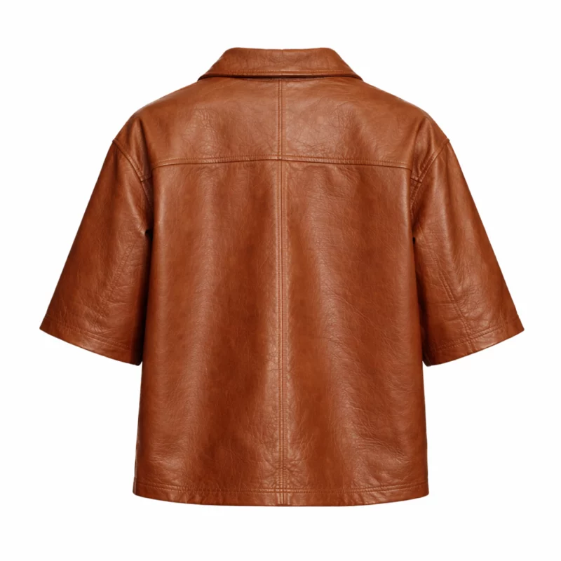 The Tonight Show S13 Kareem Leather Brown Jacket