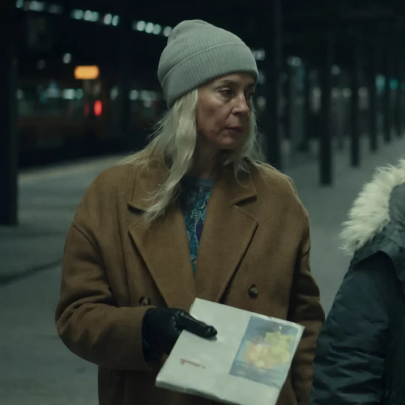 Unfamiliar Meret SchÃ¤fer B Wolff Brown Coat