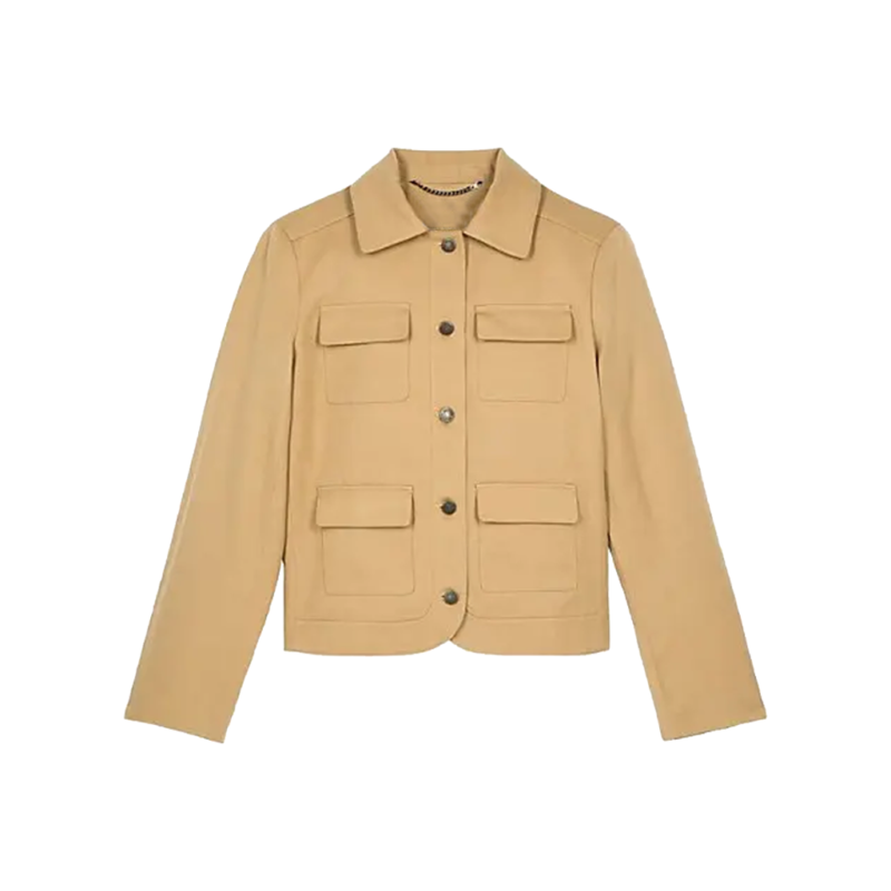 Vanished Alice Monroe Kaley Cuoco Beige Jacket