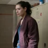 Violet Mikami Chicago Fire S14 Greensmith Maroon Jacket