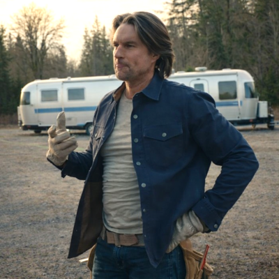 Virgin River S04 Sheridan Martin Henderson Blue Jacket
