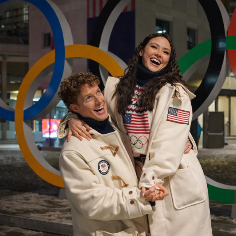 Winter Olympic 2026 Team USA Duffle Hooded Coat