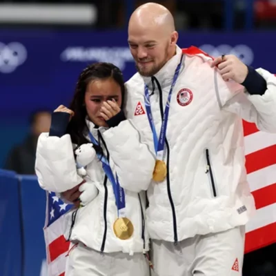 Winter Olympics 2026 Danny O'Shea White Jacket