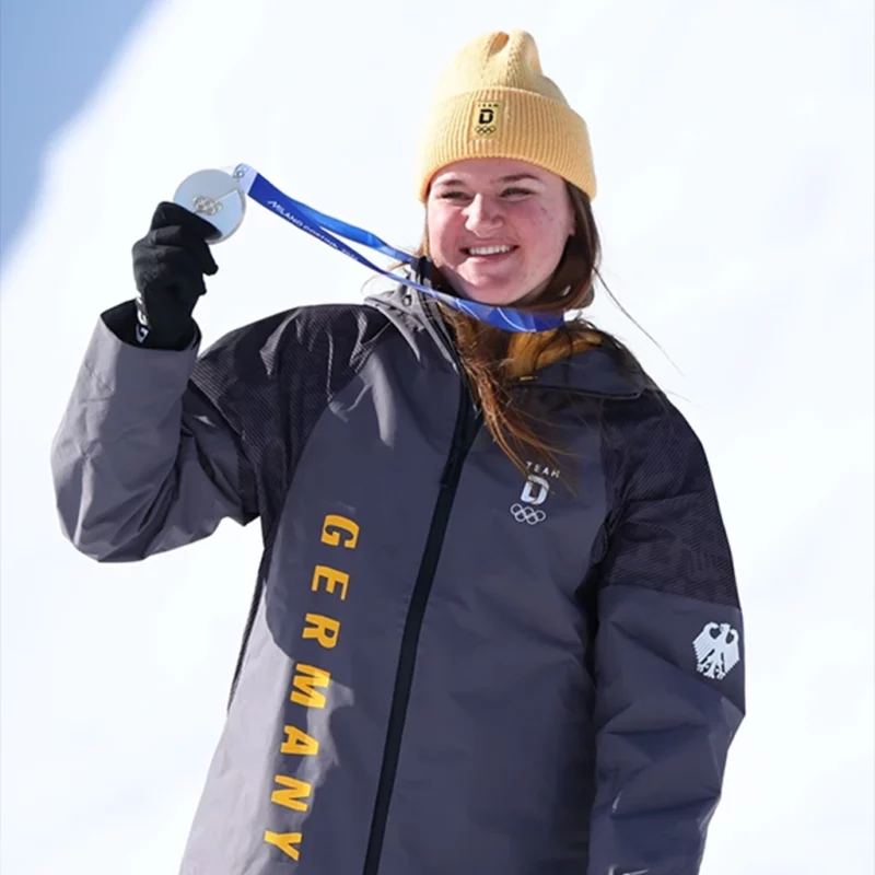 Winter Olympics 2026 Germany Grey Hooded Jacket
