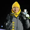 Winter Olympics 2026 Opening Grey Hooded Jacket