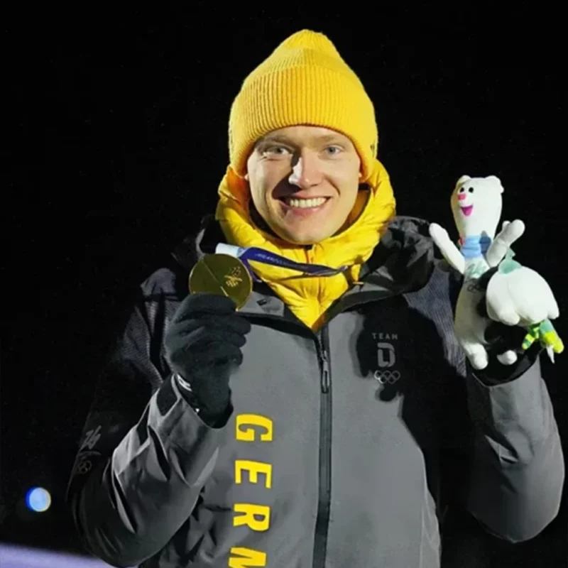 Winter Olympics 2026 Opening Grey Hooded Jacket