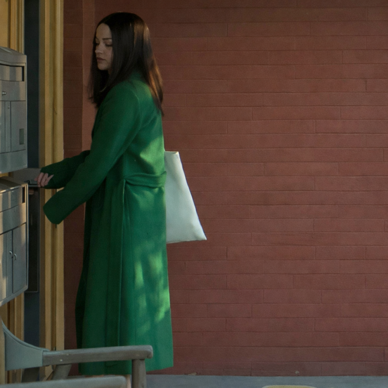 56 Days Ciara Green Coat