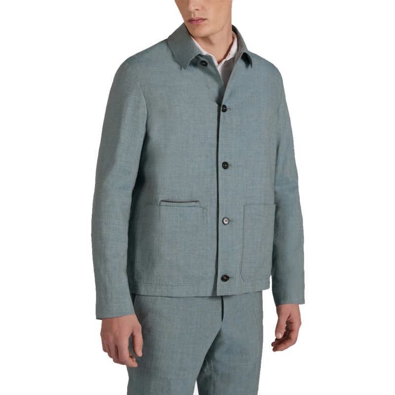 56 Days Oliver Kennedy Avan Jogia Grey Jacket