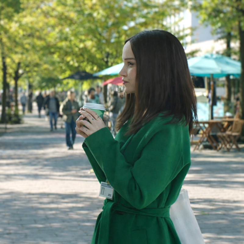 56 Days Wyse Dove Cameron Green Coat
