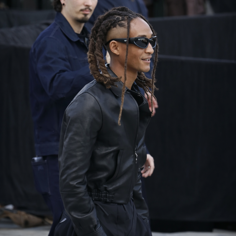 Autumn Winter 2026 Show Jaden Smith Black Jacket outfit look