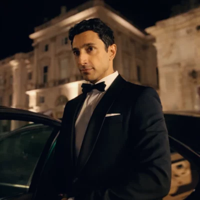 Bait S01 Riz Shah Latif Black Blazer