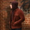 Beyond the Gates S02 Mike Manning Brown Jacket