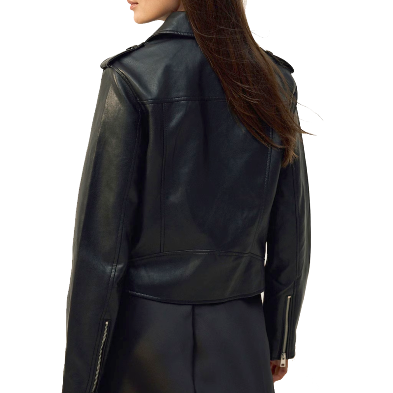 Boston Blue Maggie Lawson Silver Black Jacket