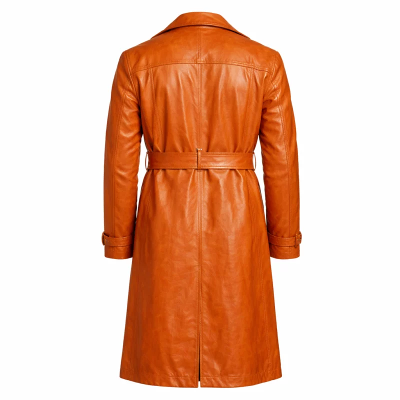 Bridgerton S04 Will Mondrich Imhangbe Brown Leather Coat