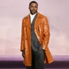 Bridgerton S04 Will Mondrich Martins Brown Leather Coat