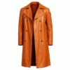 Bridgerton S04 Will Mondrich Martins Imhangbe Brown Leather Coat
