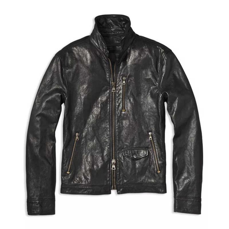 CIA S01 Colin Glass Tom Ellis Black Leather Jacket