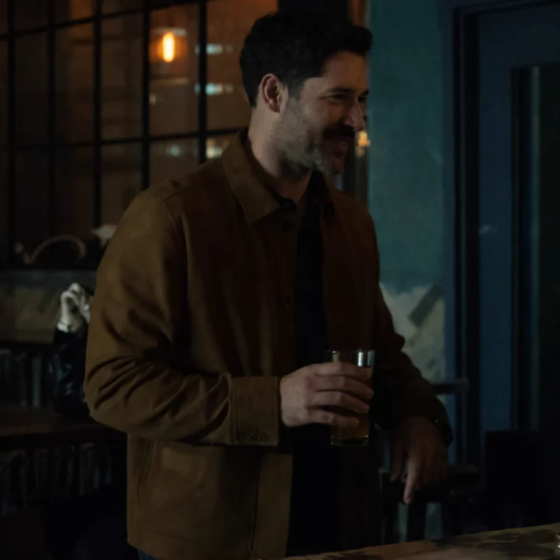 CIA S01 Hart Hoxton Tom Ellis Brown Jacket