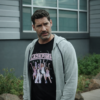 CIA S01 Tom Ellis Colin Glass Hoodie front view
