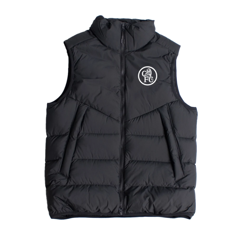 Captain Reece James Black Puffer Vest