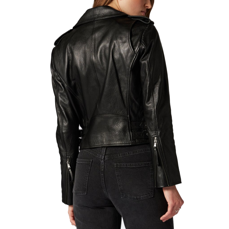 Cross S02 Kayla Craig Alona Tal Black Jacket