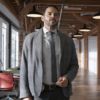 Daniel Sunjata High Potential S02 Karadec Grey Blazer