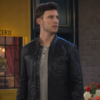 Days of Our Lives S61 Liam Selejko Black Leather Jacket