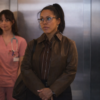 Doc S02 Amirah Vann Brown Leather Jacket