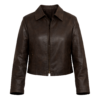 Doc S02 Amirah Vann Gina Walker Brown Leather Jacket