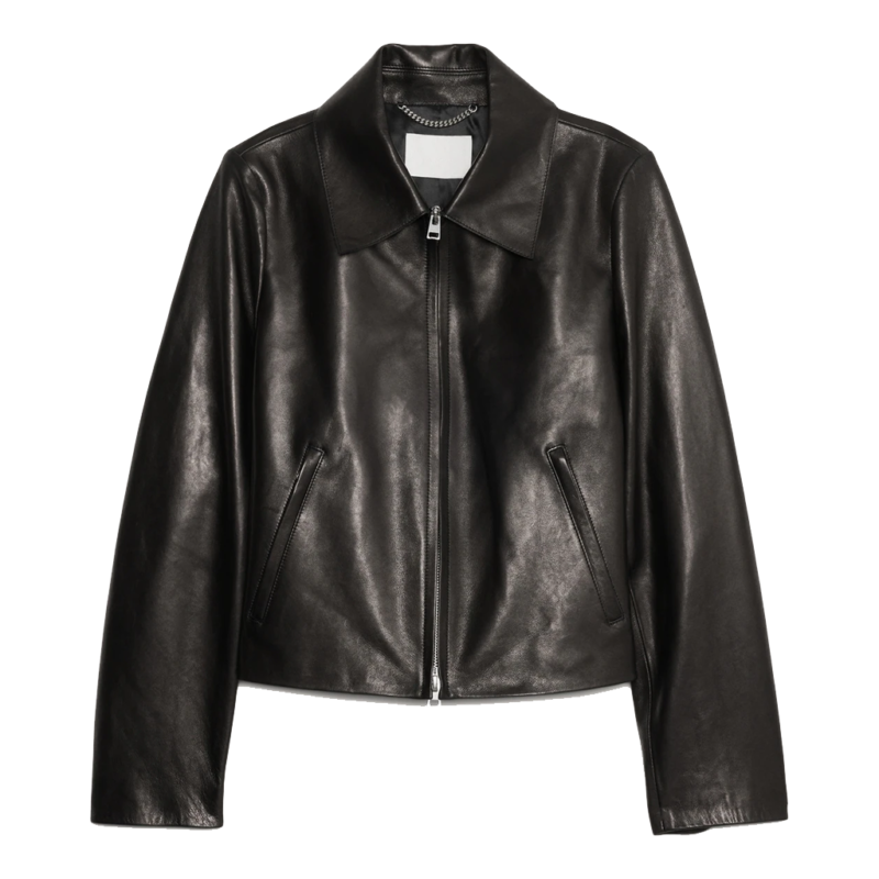 Doc S02 Gina Amirah Vann Black Leather Jacket
