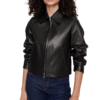 Doc S02 Gina Walker Amirah Vann Black Leather Jacket