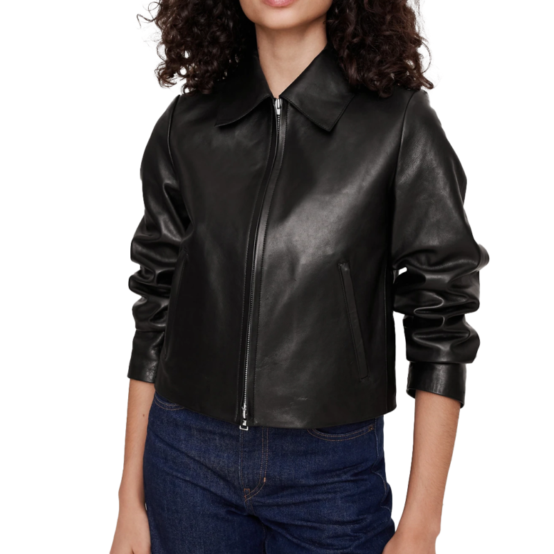 Doc S02 Gina Walker Amirah Vann Black Leather Jacket