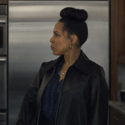Doc S02 Gina Walker Black Leather Jacket