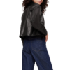 Doc S02 Gina Walker Vann Black Leather Jacket