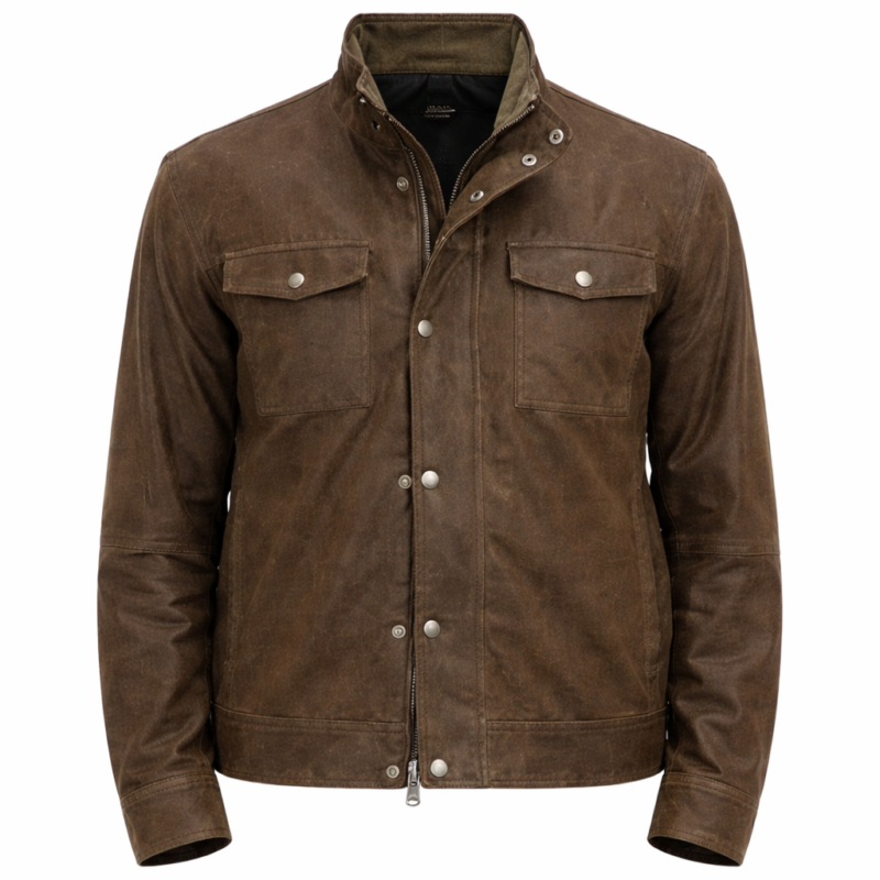 F Valentineâ€™s Day Johnny Jake Cannavale Brown Leather Jacket