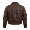 FBI S08 Eva Ramos Brown Leather Jacket fashion wear